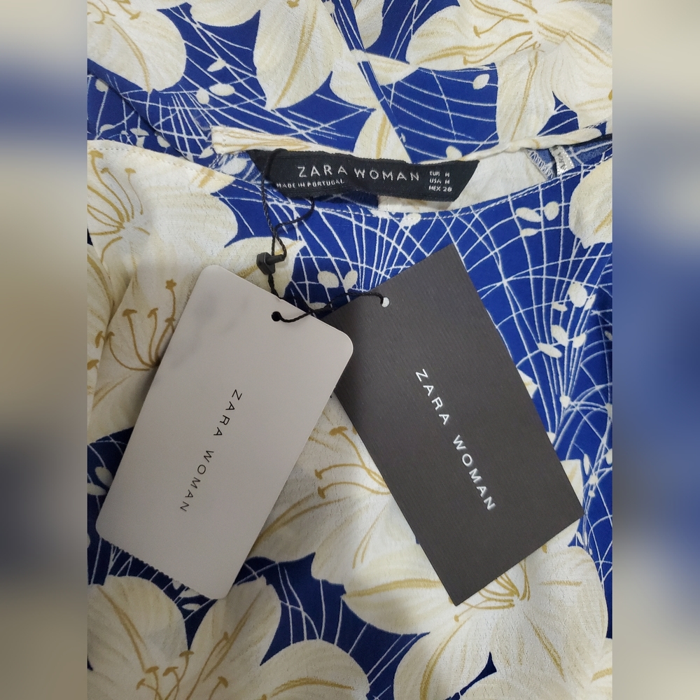 Zara Woman Floral Dress - Picture 13 of 16
